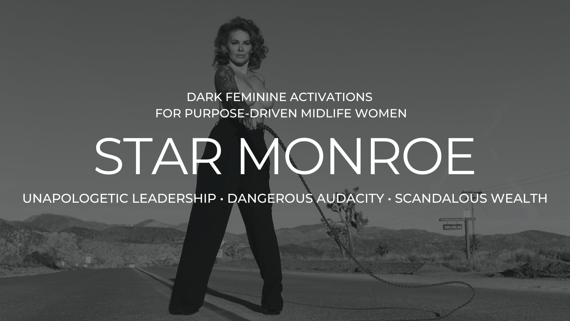 For purpose-driven midlife women ready to enter their most dangerous, untamed era.